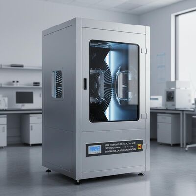 Environmental Testing Chamber with Low Temperature -55℃ to -10℃, Spectral Range 8 to 14um, and 2000+ Hours Continuous Lighting