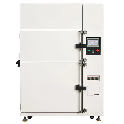 Campione di prova di scossa termica ad alta e bassa temperatura a due zone Macchina di prova di laboratorio per ciclismo 140L
