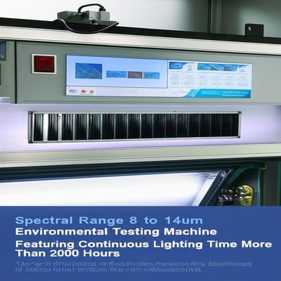 Environmental Testing Chamber with Touch Screen Temperature Input and Spectral Range 8 to 14um for More Than 2000 Hours Continuous Lighting